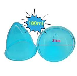 180ml 21cm Xlarge Vaccum Massage Cups Vacuum Therapy Machine Accessories Cupping Cup for Butt Lift4706509