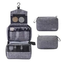 Hanging Travel Toiletry Bag for Men and Women Makeup Bag Cosmetic Beautician Folding Bag Bathroom and Shower Organizer toilettas 240122