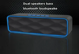 Alto-falantes de chifre duplo Hi-Fi estéreo Bluetooth woofer sem fio Subwoofer fashion o Player alto-falante sem fio Boombox portátil Soundbar altavoz navio livre7559827