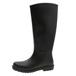 DaeRainy Women's Tall Waterproof Rain Boots - Knee-High, Anti-Slip Rubber Boots For Garden & Outdoor - View #4