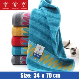 100% Cotton Face Towels Set el High Quality Quick-Dry Thicken Bathroom Soft Affinity Absorbent Shower Bath Towel 74x34cm 240124