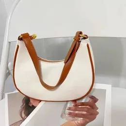 Evening Bags Fashion Saddle Shaped Armpit Shoulder For Women Solid Color Pu Leather Female Bag Clutch Underarm Messenger Purse