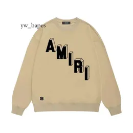 Amirs Hoodie z kapturem Amirs Designer Modna odzież z kapturem Modna odzież Streetwear Nisza Trenda AM Autumnwinter Minimalistyczna trójwymiarowa liczba literowa wydrukowane męskie damskie 5752