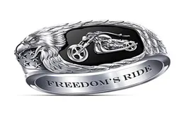 New Hip Hop Big Rings for Men Rock Style Viking India Steampumk Silver Color Cowboy Motorcycle Fashion Associory Gifts Jewelry4873856