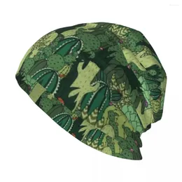Berets Cactus Padrão Chapéu de Malha Proteção UV Solar Luxo Homem Pai Mulher Chapéus Masculinos