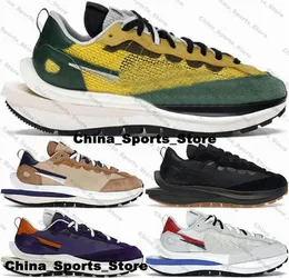 Mens Vaporwaffle Sacais Trainers Designer Shoes Sneakers Storlek 13 Kvinnor US 13 Kör US13 Casual 47 Fuchsia Game Royal Tour Yellow Stadium Green Black White 513