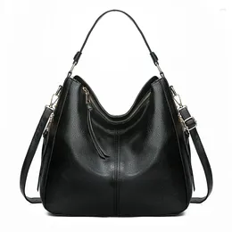 Waist Bags Hobo Bag Leather Women Handbags Female Leisure Shoulder Fashion Purses Vintage Bolsas Large Capacity Tote Handbag