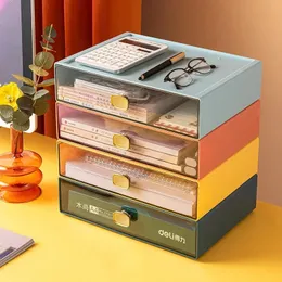 Desktop Document Sundries Holder Makeup Cosmetic Box Stapble Organizer Desk Storage Drawers Home Office Stationery Cabinet 240125