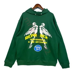 2024 Tasarımcı Hoodies Erkek ve Kadınların Yenilendileri Sweatshirts Tasarımcı Mektup Marka Markası Vahşi High Street Casual Gevşek Çift Hellstar Hoodies