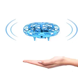 UFO Ball Flying Helicopter Toys Anticollision Magic Aircraft Mini Induction Drone Electronic Antistress Toy for Boys Kids Adult 240118