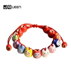 2021 Lucky Cat Armband Ethnic Strand Style Ceramic Soft Pottery Fashion Jewelry Women Chains Accessories52269987486289