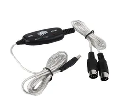 100setLot Nowy 2M USB Inout MIDI Cable Converter PC do Muzycznego Klawiatury Adapter 6437631