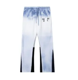 Calças masculinas Galleryes Depts Multi Painel Queimado Mulheres Esportes Soltos High Street Casual Sweatpants Calças Vintage Qhfr