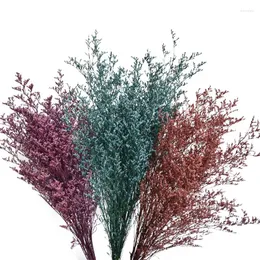 Fiori decorativi 30-35g Amante secco Erba Piccolo bouquet secco Decorazione di nozze Conservato Danza Decorazioni per la casa Candele galleggianti fai da te