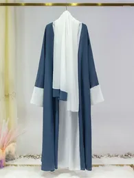 Etniska kläder Ramadan Khimar Kimono Abaya Saudi Arabia Turkiet Islam Muslim Hijab Dress Kebaya Prayer Clothes Women Robe Femme Musulmane