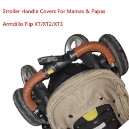 Läderskydd för mamas papas armdillo flip xt/xt2/xt3 barnvagn pram handtag hylsa fall armstöd skydd täckt tillbehör 240123