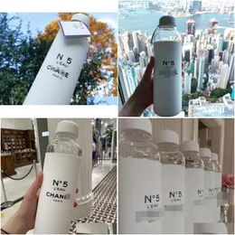 Water Bottles No.5 Factory N.5 Limited Model Small Fragrance Casual Cup White Glass Bottle Kettle Drop Delivery Home Garden Kitchen Dhubn