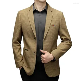 Herrenanzüge 2024, Mode, Business-Trend, einfarbig, Ausgehen, ganz lässig, schmal, Gentleman, italienischer Stil, Hochzeit, Gastgeber, Blazer-Anzug