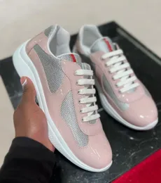 2024 uomini di alta qualità Americas Cup Runner scarpe sportive Low Top suola in gomma leggera tessuto a rete pelle verniciata uomo Comfort Skateboard passeggiate escursionismo EU38-46 scatola originale