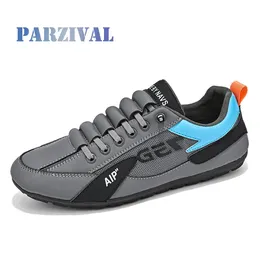 PARZIVAL Men Casual Shoes Fashion Men Sneakers Breathable Loafers Moccasins Boat Shoes Forrest Gump Sneakers Zapatillas Hombre 240131