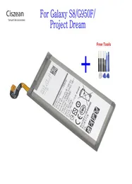 1x 3000mAh 385VDC EBBG950ABE -ersättningsbatteri för Samsung Galaxy S8 G950 G950F G950A G950T G955S G950P G950U Reparationsverktyg K4113846