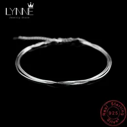 Cavigliere vendita calda sexy spiaggia multistrato ossa di serpente cavigliere catena del piede 925 sterling silver braccialetto cavigliera per le donne di moda gioielli YQ240208