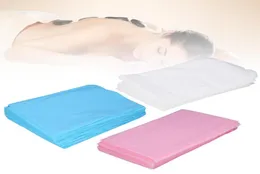 Novo 80x180cm à prova dwaterproof água descartável spa lençol não tecido salão de beleza massagem lençóis capa de mesa viagem use3817689