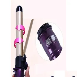 Curling Irons Matic Hair Curler Stick Professional Rotating Ferro Rolo Cerâmico 360 Graus Rotação Ferramentas Drop Delivery Produtos Cuidados S DHSPU