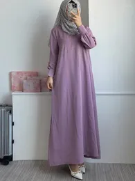 Etniska kläder Eid muslimsk festklänning för kvinnor Abaya Bön Ramadan Maxi Long Dresses Islam Musulman Caftan Marockan Kaftan Vestdidos