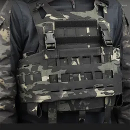 Jaquetas de caça colete tático mc tecido versão leve jpc armazenamento plug-in sistema molle spc roupas ao ar livre