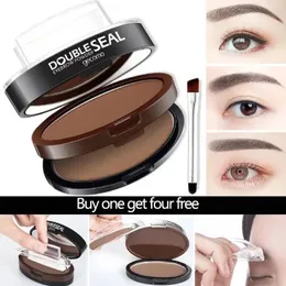 Adjustable Eyebrow Stamp Kit Perfect Arch Eyebrow Shadow Powder Palette Eyebrow Seal Eye Brow Enhancers Eye Brow 240124