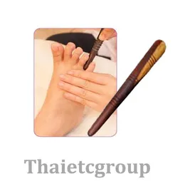 Vita sana Riflessologia Salute Massaggio ai piedi tailandese Strumento con bastoncino di legno con grafico X 1pc5599087