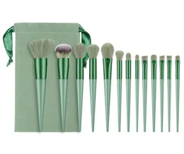 13 Pack Soft Fluffy Makeup Brush Set For Cosmetics Foundation Blush Powder Eye Shadow Kabuki Blending Brush Beauty Tools5269448