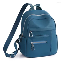 School Bags Fashion Women Backpack Soft Nylon Design Touch Luxury Multi-Function Travel Knapsack Female Purse Lady Shoulder Bag Girl Mochila