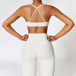 LU Align Women Moditin New Arrival Fitness Gym 세트 Sexy Back Bra Tops High High Weist Seamless Leggings 바지 운동 레몬 LL Jogger LU-08 2024