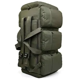 100l grande bagagem saco de acampamento mochila militar dos homens viagem ao ar livre ombro caminhadas viagem militar tático saco 240208
