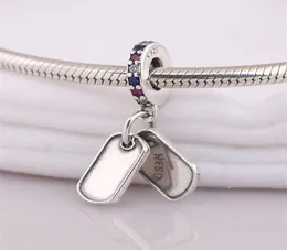 Charms dingle originali 925 sterling silver passar diy stil smycken armband hjälte hund tagg 797659czrmx h826178645349