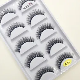 1050 صناديق 5 أزواج 3D Mink رموش كاذبة الرموش الناعمة مكياج فو ، cils cilios maquiagem بالجملة 240126