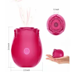 Klitoris sugande vibratorer 7 intensiv sugklitig sugnippelstimulator sex för kvinnor för solo oralsex rose vibratorer1572296