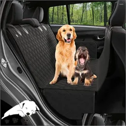 Coprisedili per auto Ers Forniture Cuccia impermeabile Cuscino posteriore per animali domestici Tessuto Oxford Consegna a goccia per cani Automobili Moto Accesso interno Otg8T