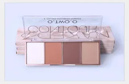 otwoo contour bronzers palette face dayging powder makeup 4 colors longlasting make up contouring bronzer cosmetics8498553