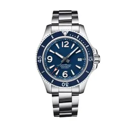 U1 Top AAA Super Ocean Orologio meccanico da uomo Moda Avenger Orologio automatico da uomo Lunetta girevole Superocean Cinturino in caucciù da uomo Sport Orologi da polso impermeabili J691