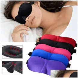 Sleep Masks 3D Mask Natural Slee Eye Eyeshade Er Shade Patch Women Men Soft Portable Blindfold Travel Eyepatch Lx7747 Drop Delivery Dhlol