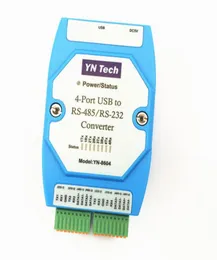 1PCS 4 PORT USB إلى RS485 RS232 محول 4 محول المنفذ COM التسلسلي FT42322297785