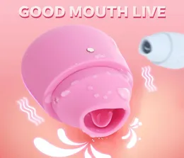 Bodypro Portable Tongue Vibrator for women Nipple Clitoris Anal Licking Stimulator Waterproof USB Charging Adult Sex toys9186114