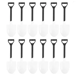 Baking Tools 100Pcs Plastic Disposable Mini Shovel Spoon Potted Cake