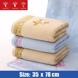 Toalhas de alta qualidade 100% algodão bordadas el toalhas macias absorventes de secagem rápida conjunto de toalhas de mão toalhas de luxo 240124