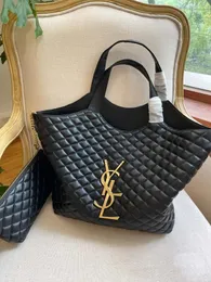 Aaa icare maxi çanta tasarımcı çanta kadınlar tote çanta takıyor crossbody alışveriş plaj moda ünlü büyük kılıflar omuzlar çanta gerçek çanta