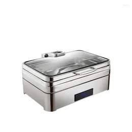 Geschirr-Sets, Catering-Ausrüstung, rund, luxuriös, Chafing Dishes, Buffet, Roségold, Geschirrwärmer, Öfen für El in Dubai