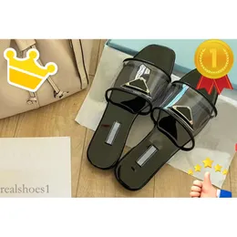 Домашняя песок Flat Women Slippers ПВХ прозрачная тапочка расцвет